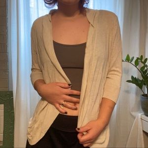 Target cream cardigan sweater